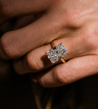 1 ct cultured diamond ring