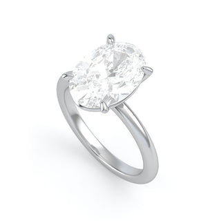 Anillo con diamante de laboratorio 5 ct