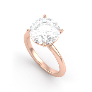 Anillo con diamante de laboratorio 6 ct