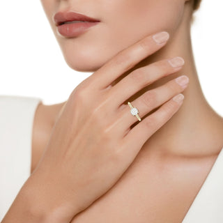 Anillo con diamante cultivado 1.20 ct