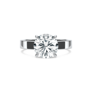 Anillo con diamante de laboratorio redondo 3 ct