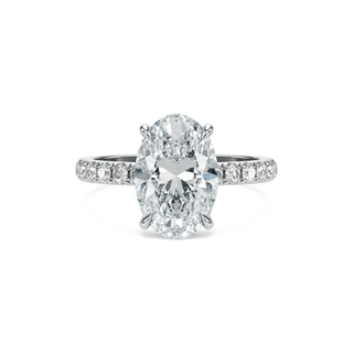 Ring with cultured diamond 0.50 ct