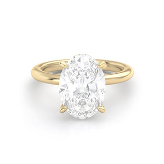 Anillo con diamante de laboratorio 5 ct