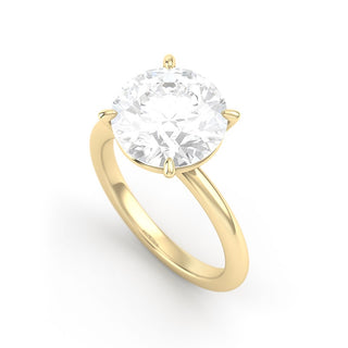 Anillo con diamante de laboratorio 6 ct