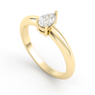 Anillo con moissanita 0.50 ct