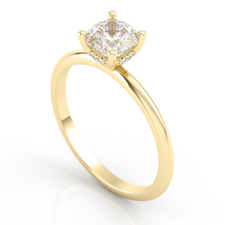 Anillo con diamantes cultivados 0.86 ct