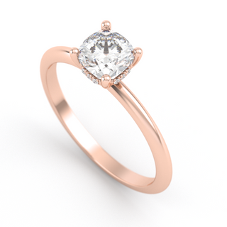 Anillo con diamantes cultivados 0.86 ct