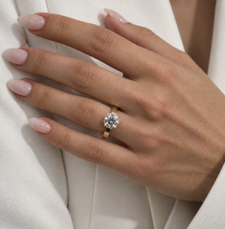 Redondo solitario Signature · 3 ct