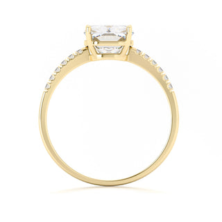 Anillo con diamantes cultivados 3.12 ct