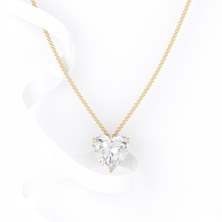 Collar con moissanita 4 ct