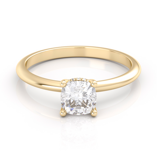 Anillo con moissanitas 0.86 ct