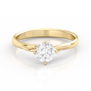 Anillo con moissanita 0.80 ct